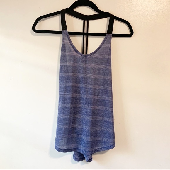 Nike Dri-Fit Striped T-Strap Running Tank - Picture 1 of 6